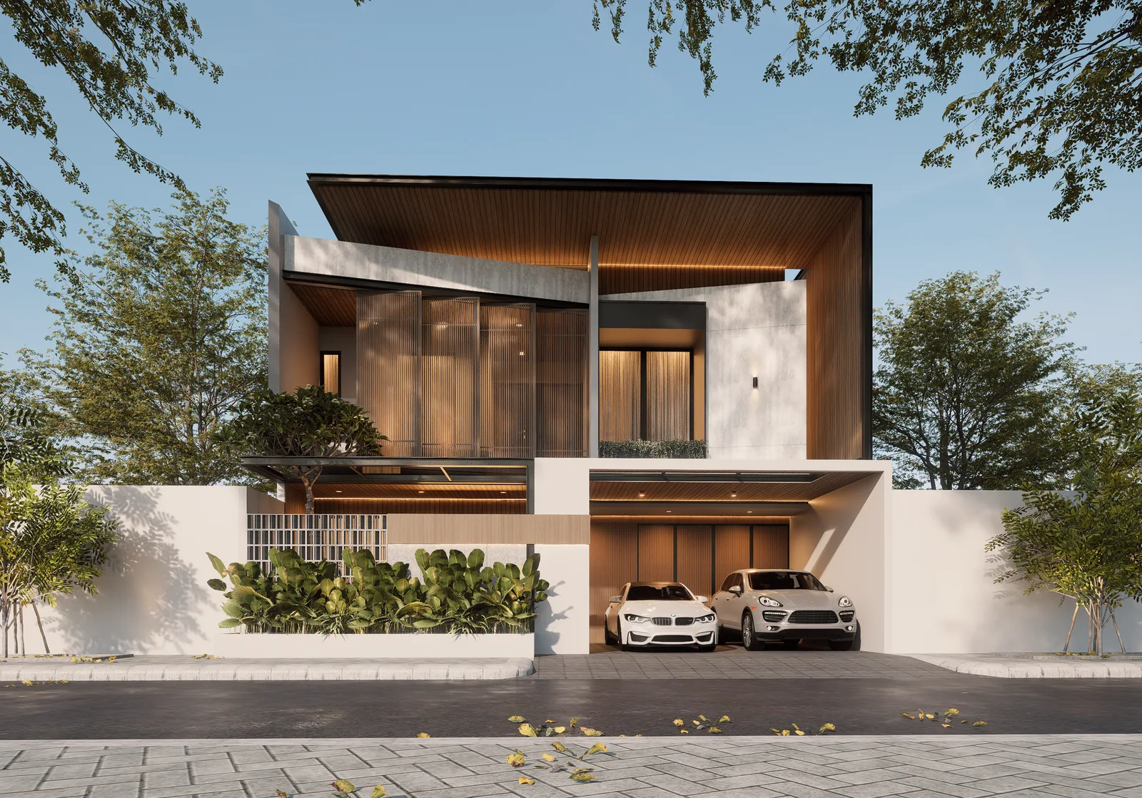 Exterior architectural render