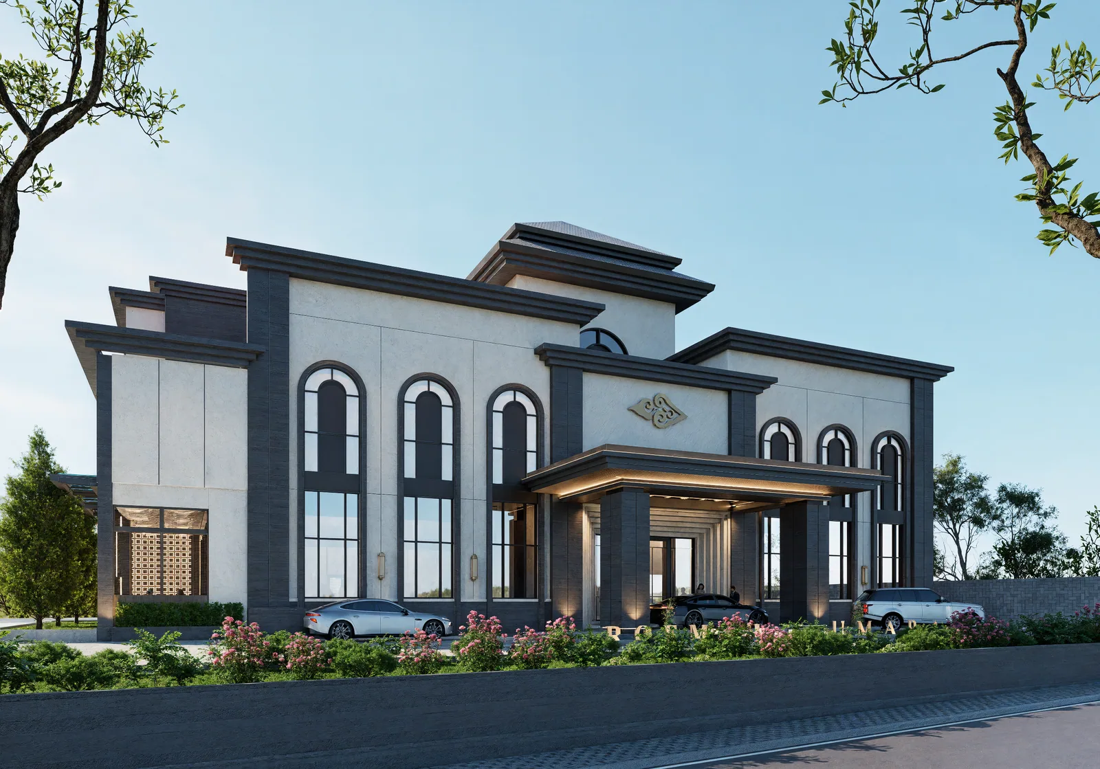 Exterior architectural render