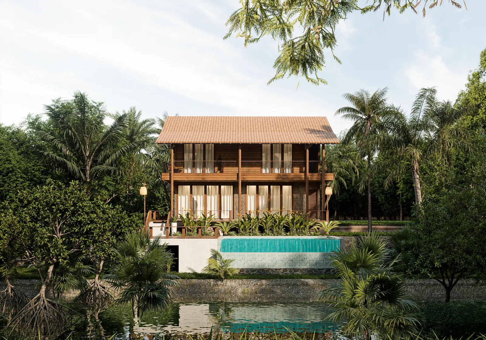 Exterior architectural render