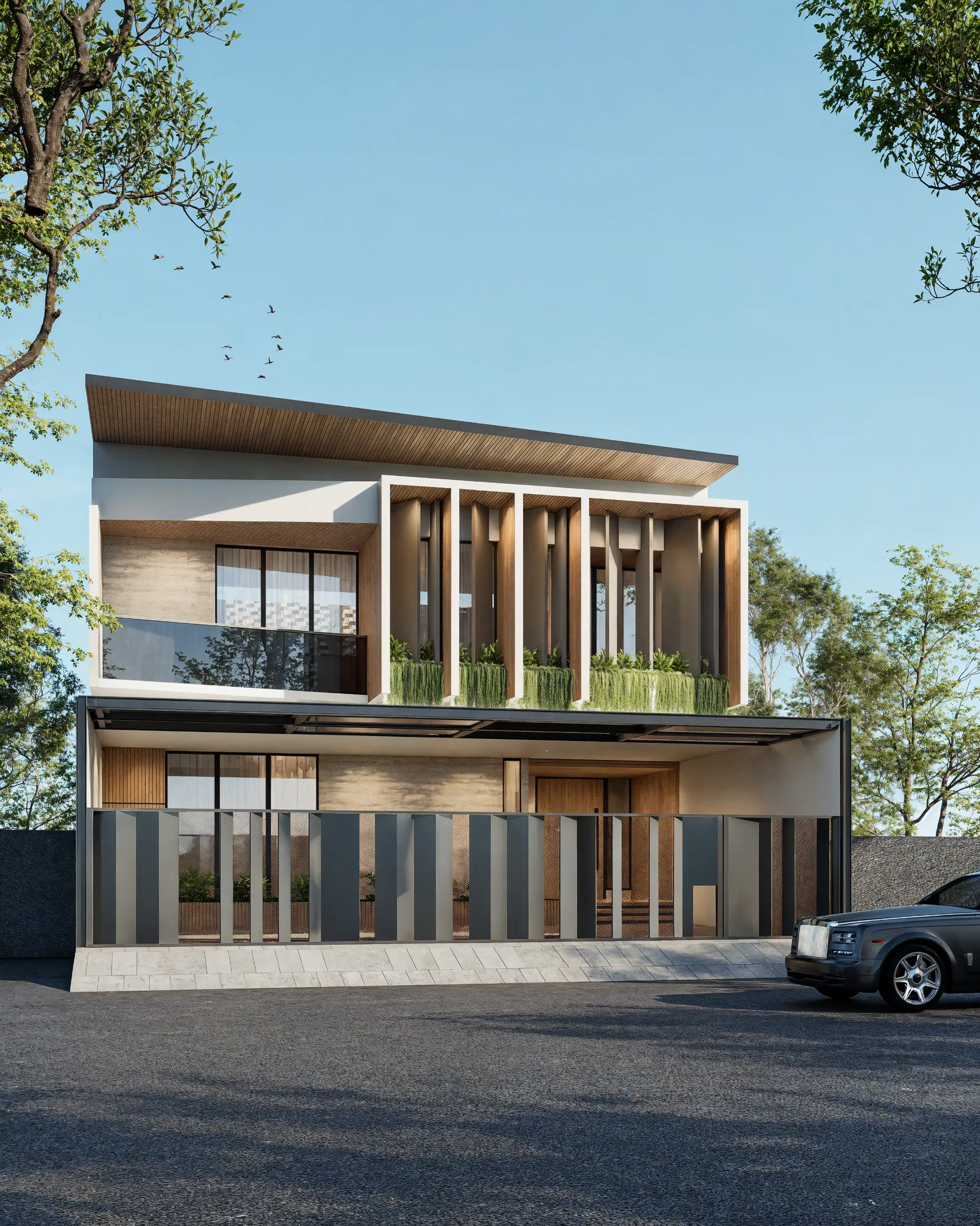 Exterior architectural render