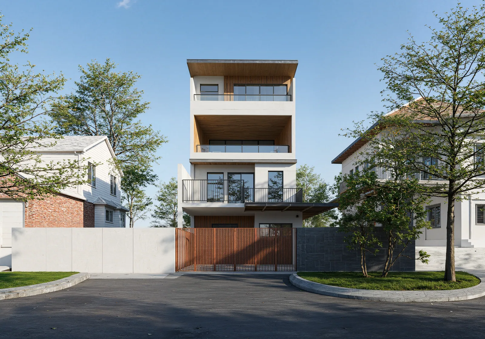 Exterior architectural render