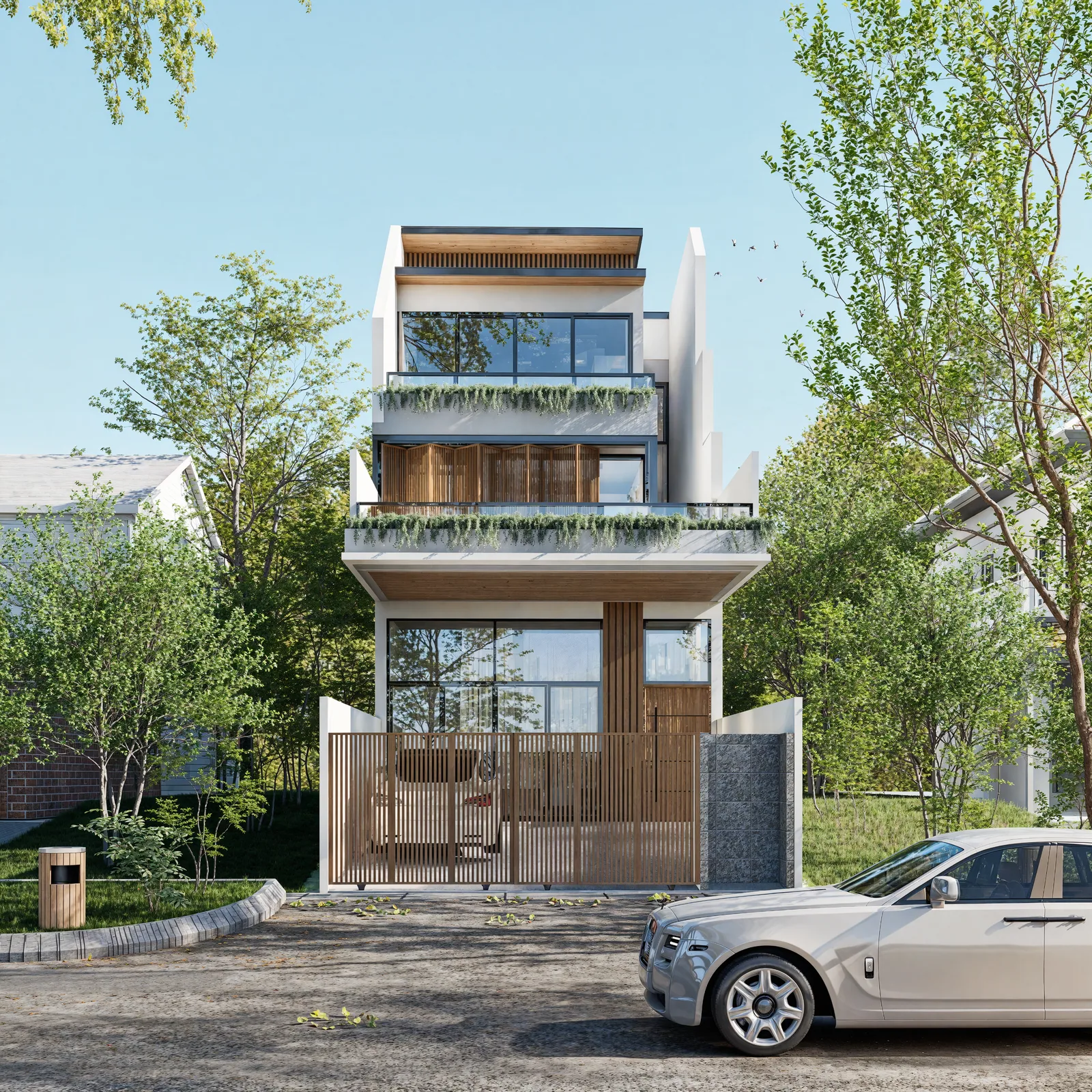 Exterior architectural render