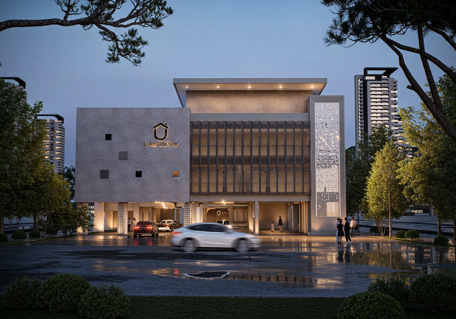 Exterior architectural render