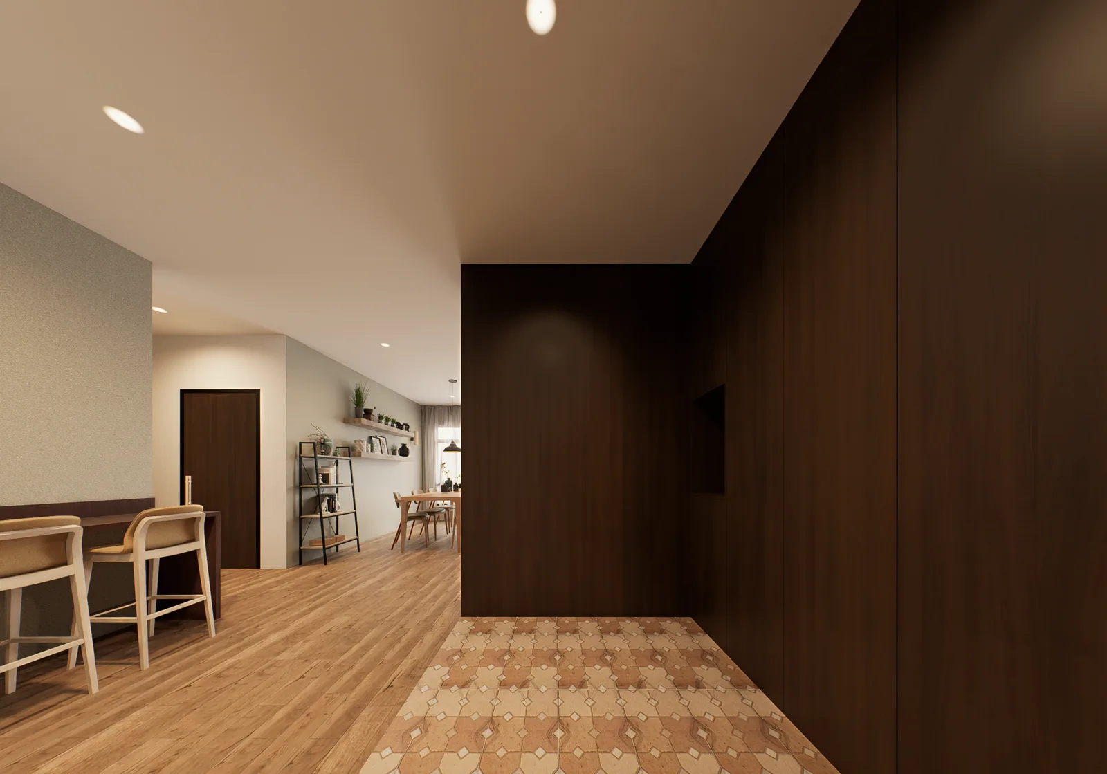 Interior architectural render