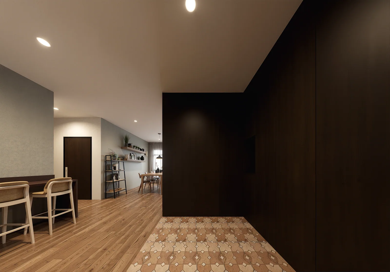 Interior architectural render