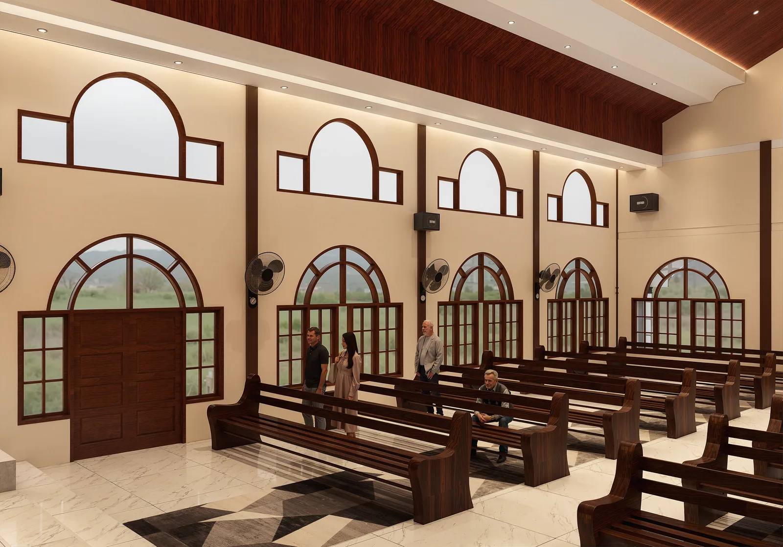 Interior architectural render