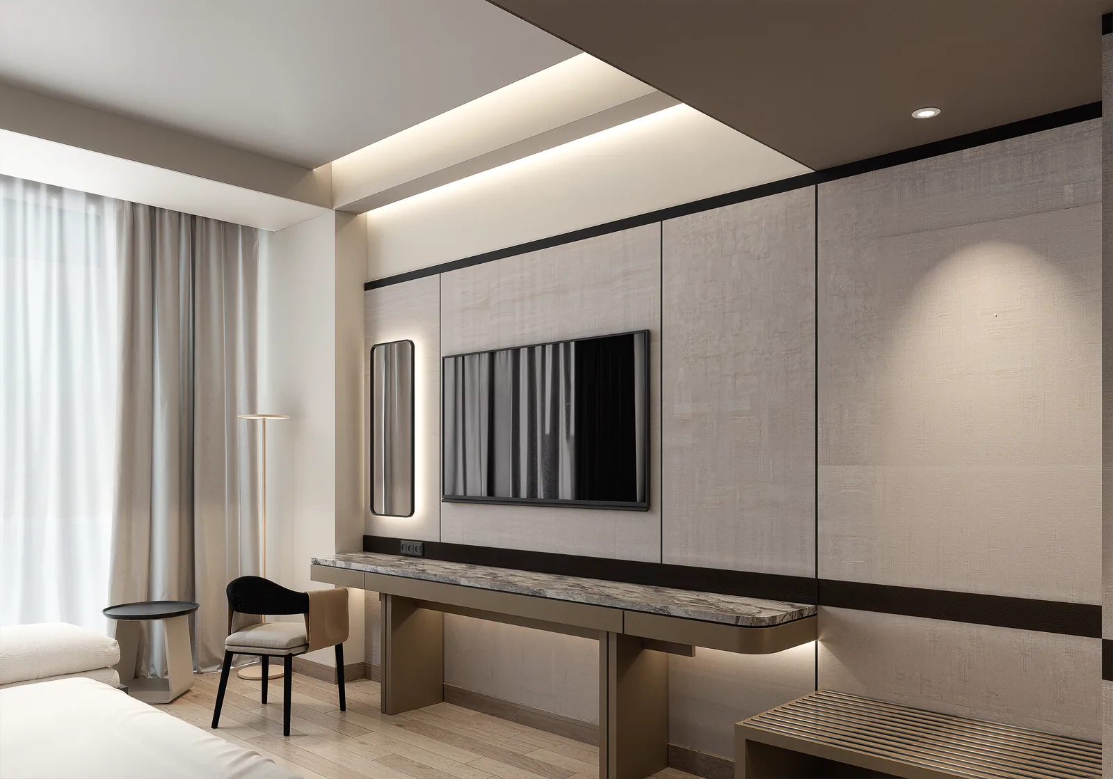 Interior architectural render