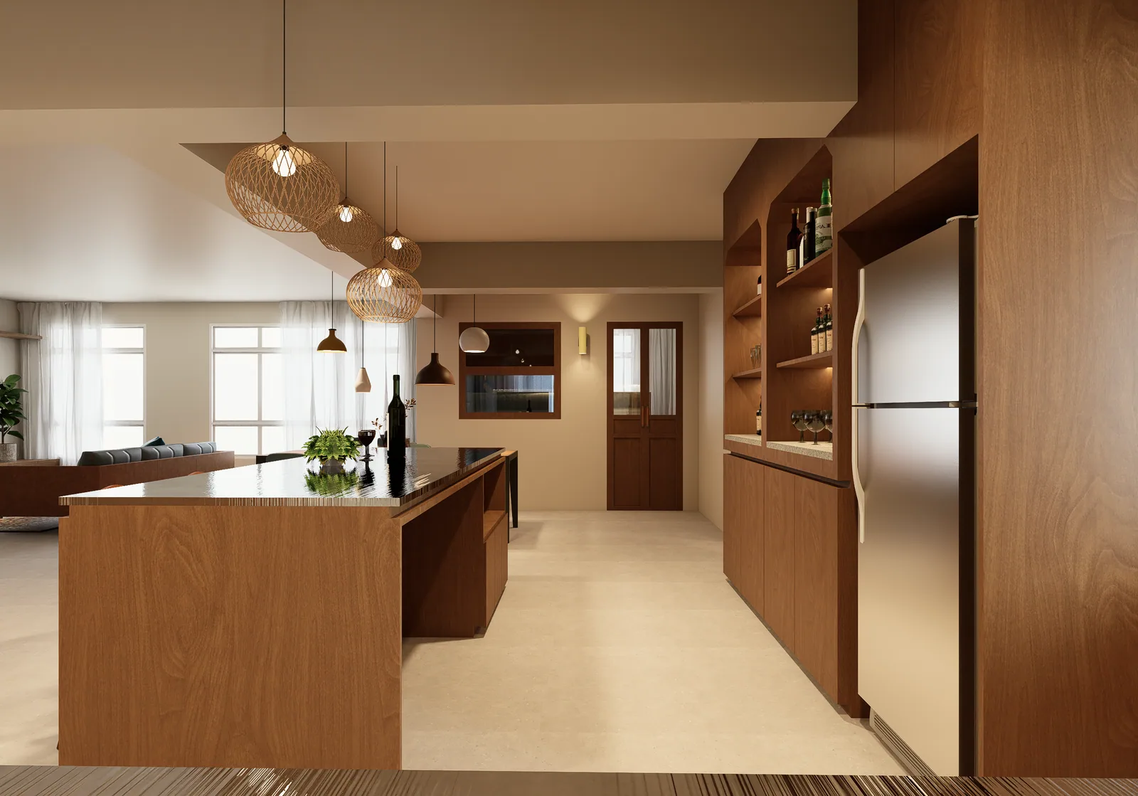 Interior architectural render
