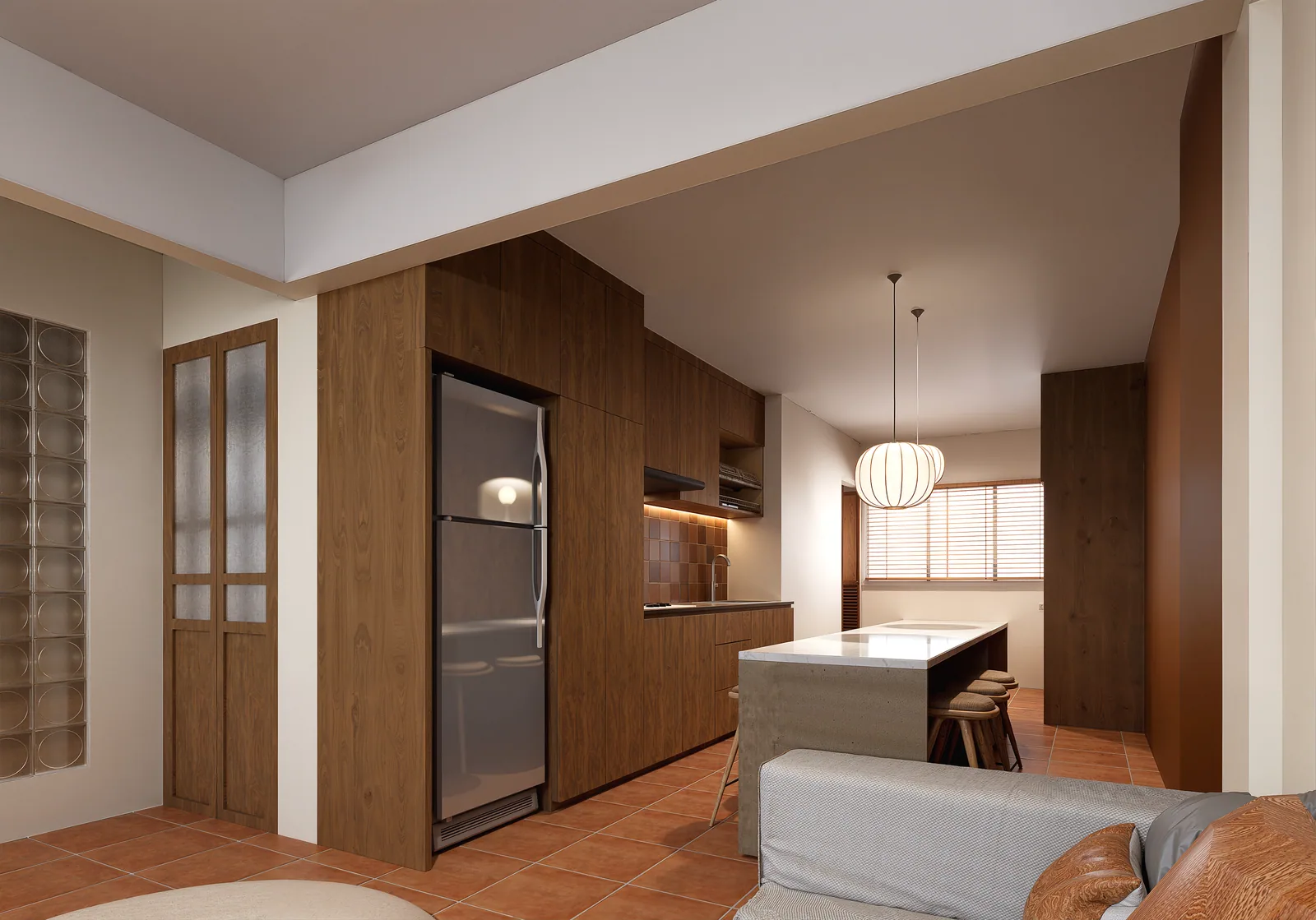 Interior architectural render