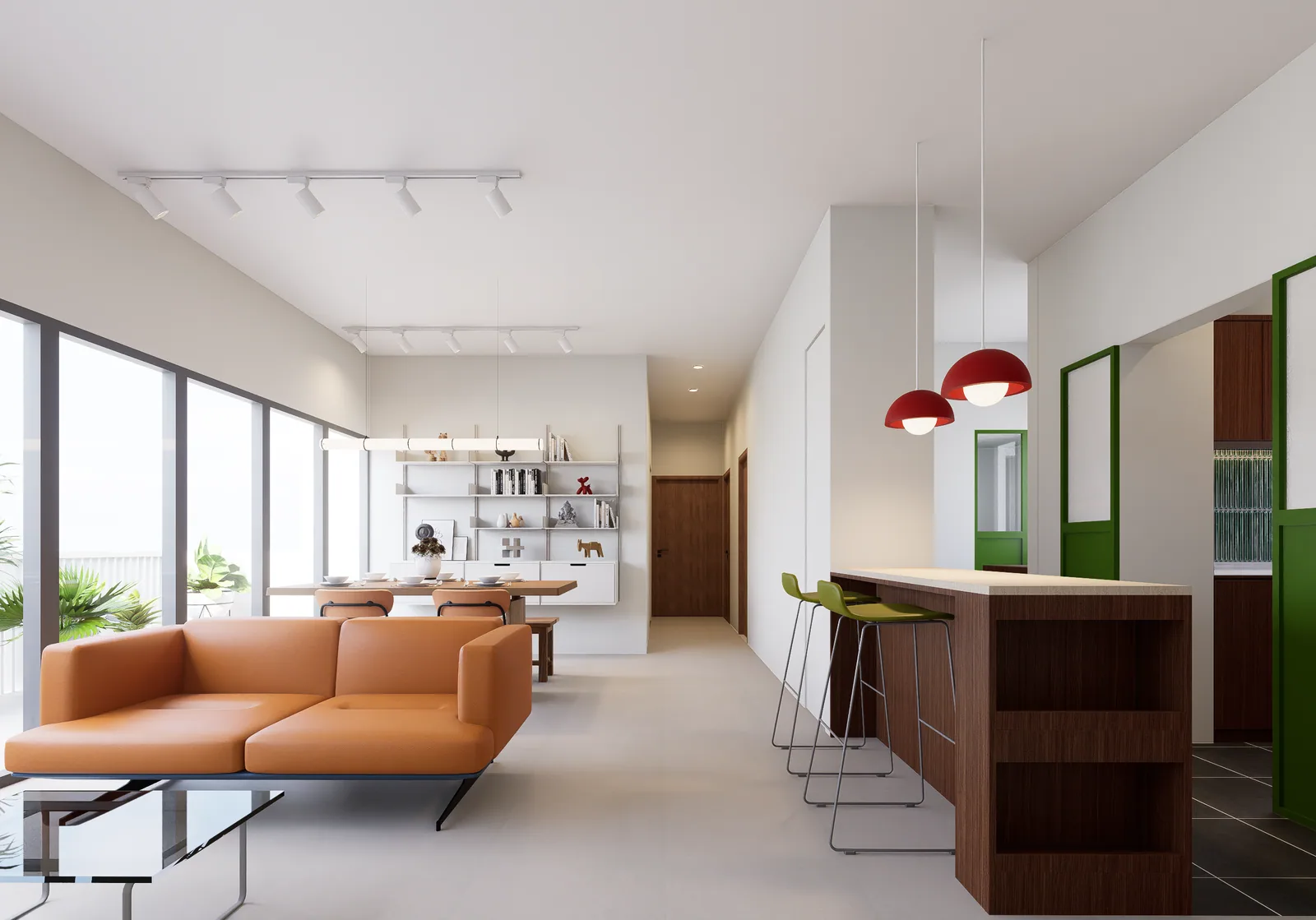 Interior architectural render